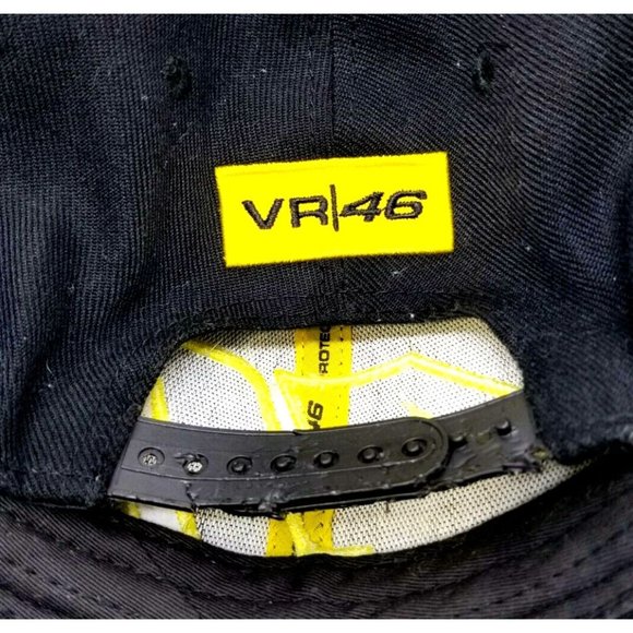 VR46 Valentina Rossi Black Baseball Hat #46 Racing Cap Snapback (J2) - Picture 4 of 5